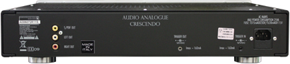 CDプレーヤー CRESCENDO CD クレッシェンド イタリア オーディオアナログ AudioAnalogue
